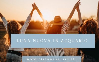 Luna Nuova in Acquario