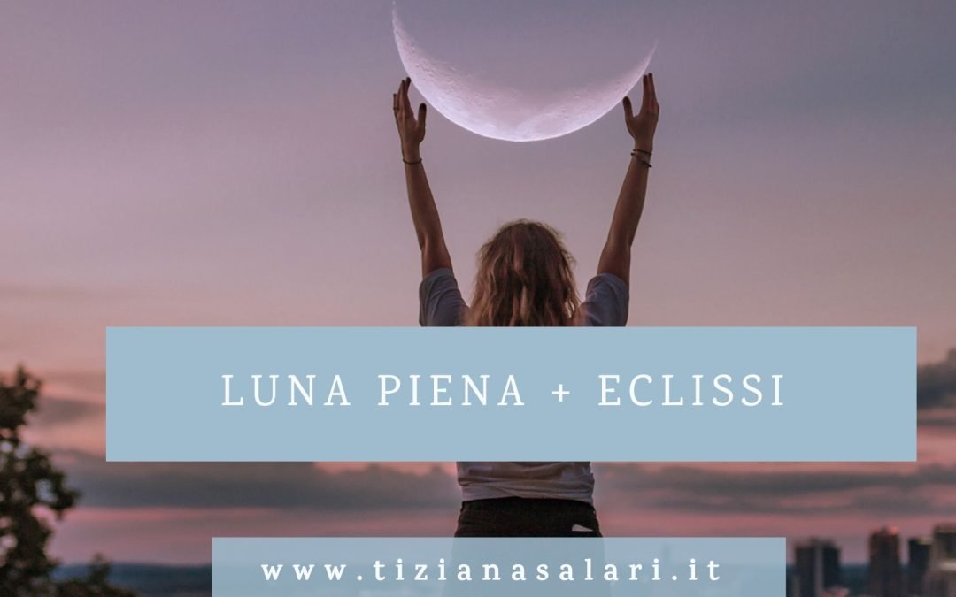 Copertina luna piena e eclissi
