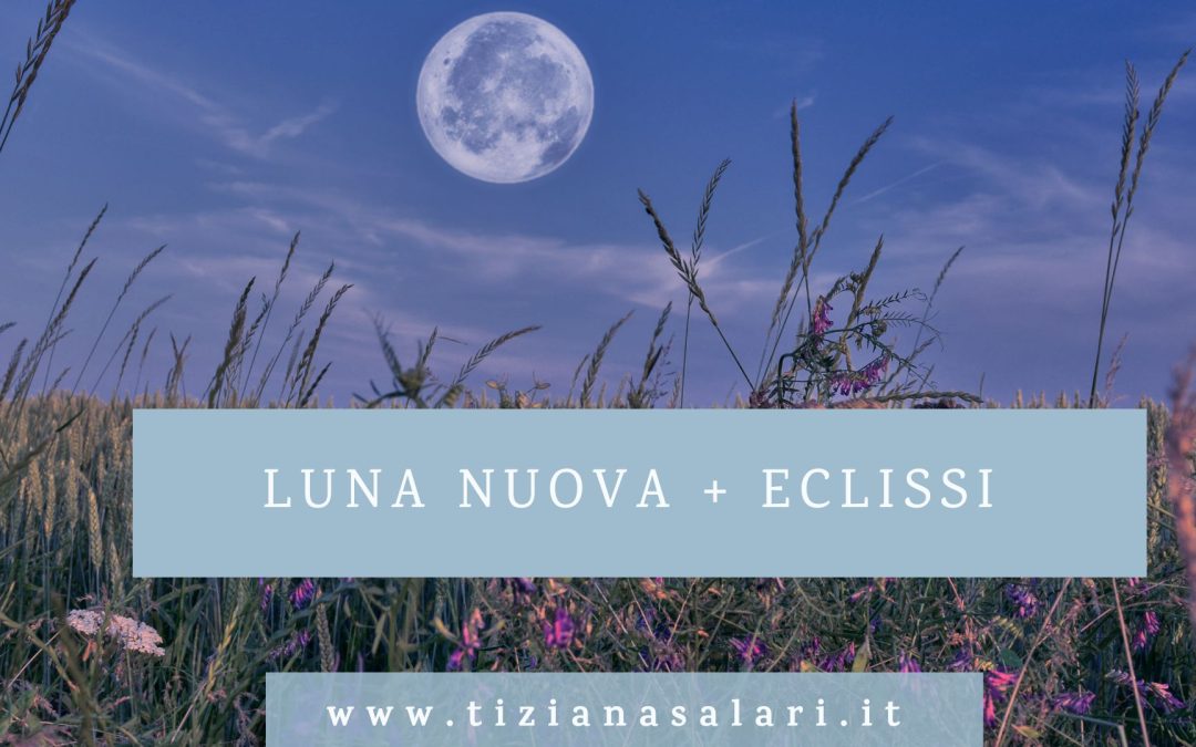 Copertina luna nuova e eclissi solare