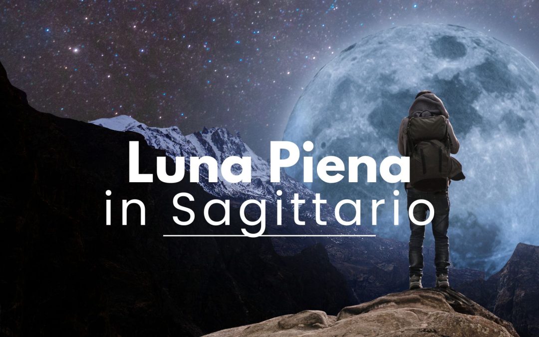 Copertina luna piena in sagittario